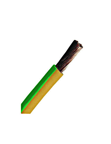 0,5mm2 vezeték zöld/sárga H05V-K 1x0,5