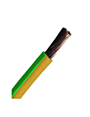 1,5mm2 vezeték zöld/sárga H07V-K 1x1,5