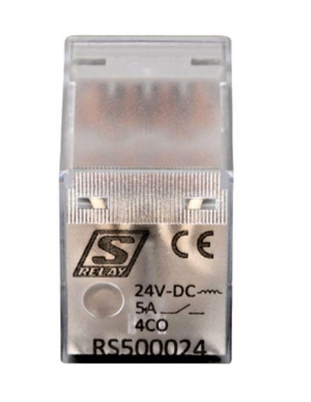 Relé 4v DC24V RS sorozat
